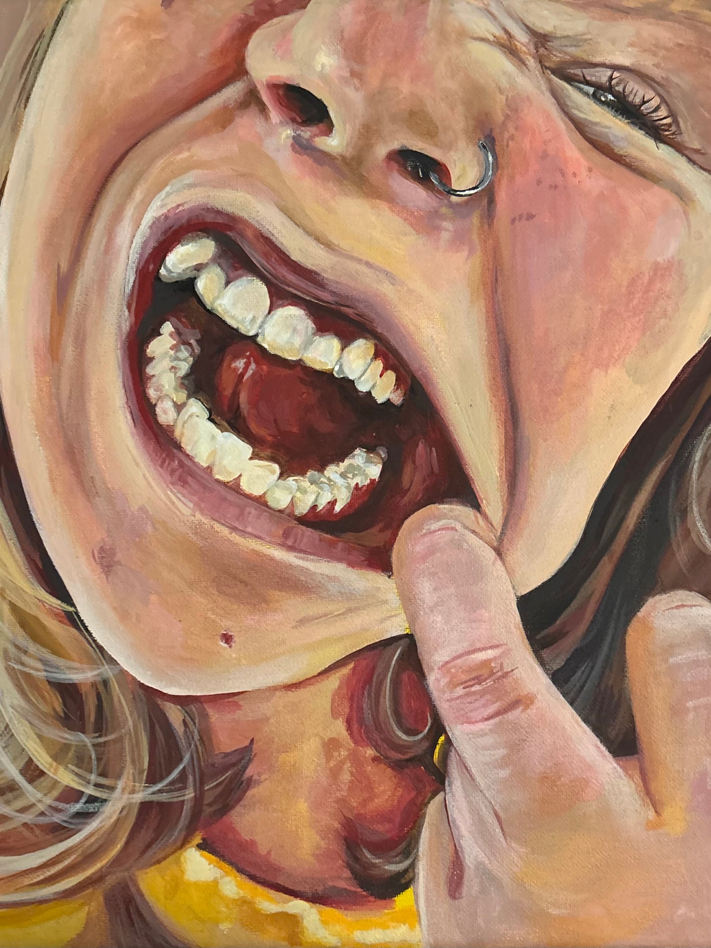 Sweet Tooth Acrylic 8x11 painting