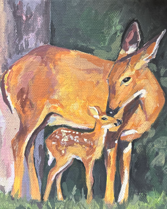May and Her Baby Print