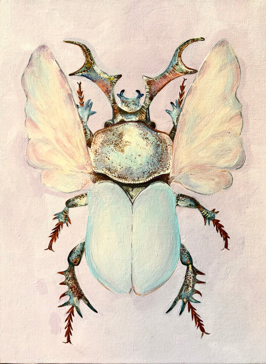 Blushing Beetle Print
